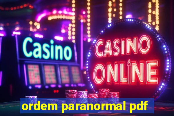 ordem paranormal pdf